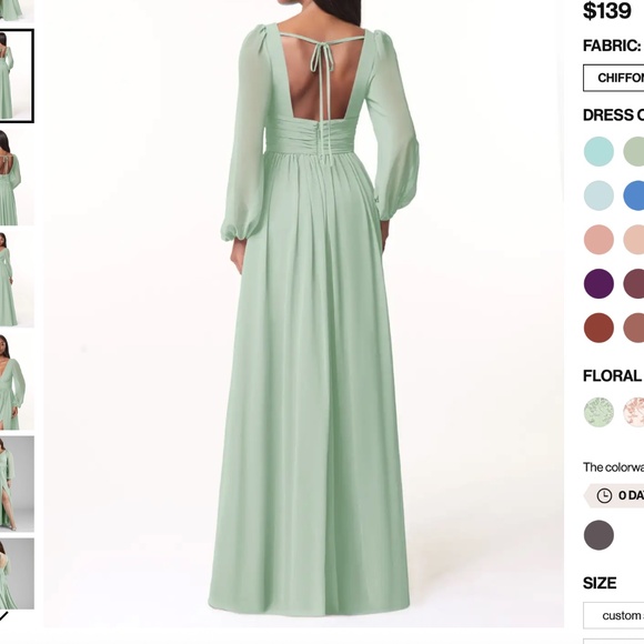 Azazie Norah Dress - Picture 2 of 5